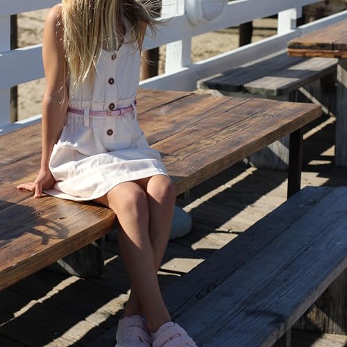 Ultra-Skinny Sparkly Glitter Belt for Girls 4 to 14