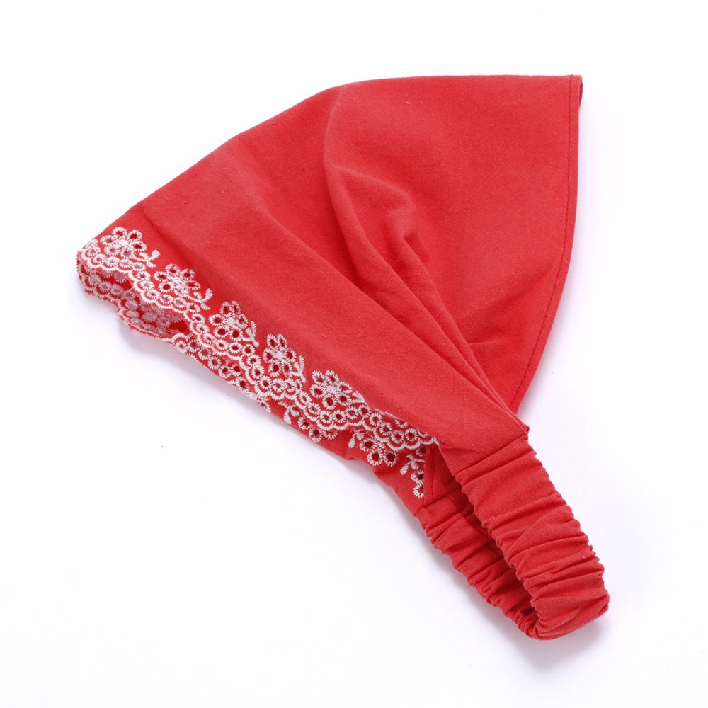 Peppercorn Kids Eyelet Needlework Embroidered Bandana Headband – For Girls Ages 5–12 Years