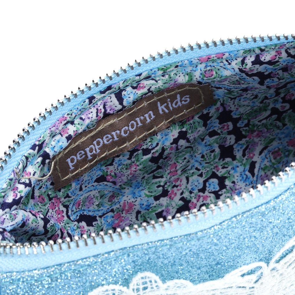 Little Girl Sparkly Glitter Purse - Butterfly ( Blue)