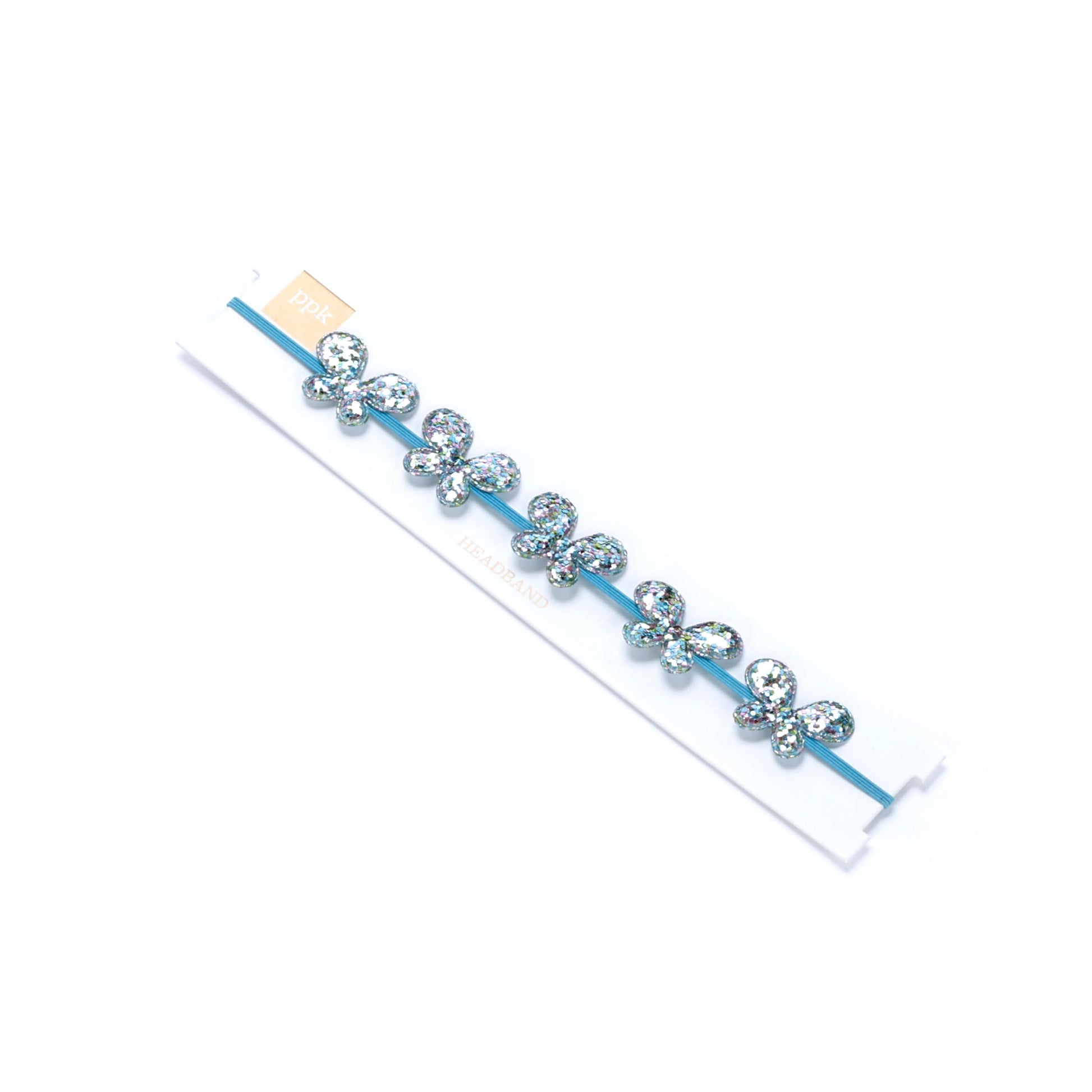 Little Girls Sparkly Butterfly Headband- Toddlers and Kids 3-8 Years
