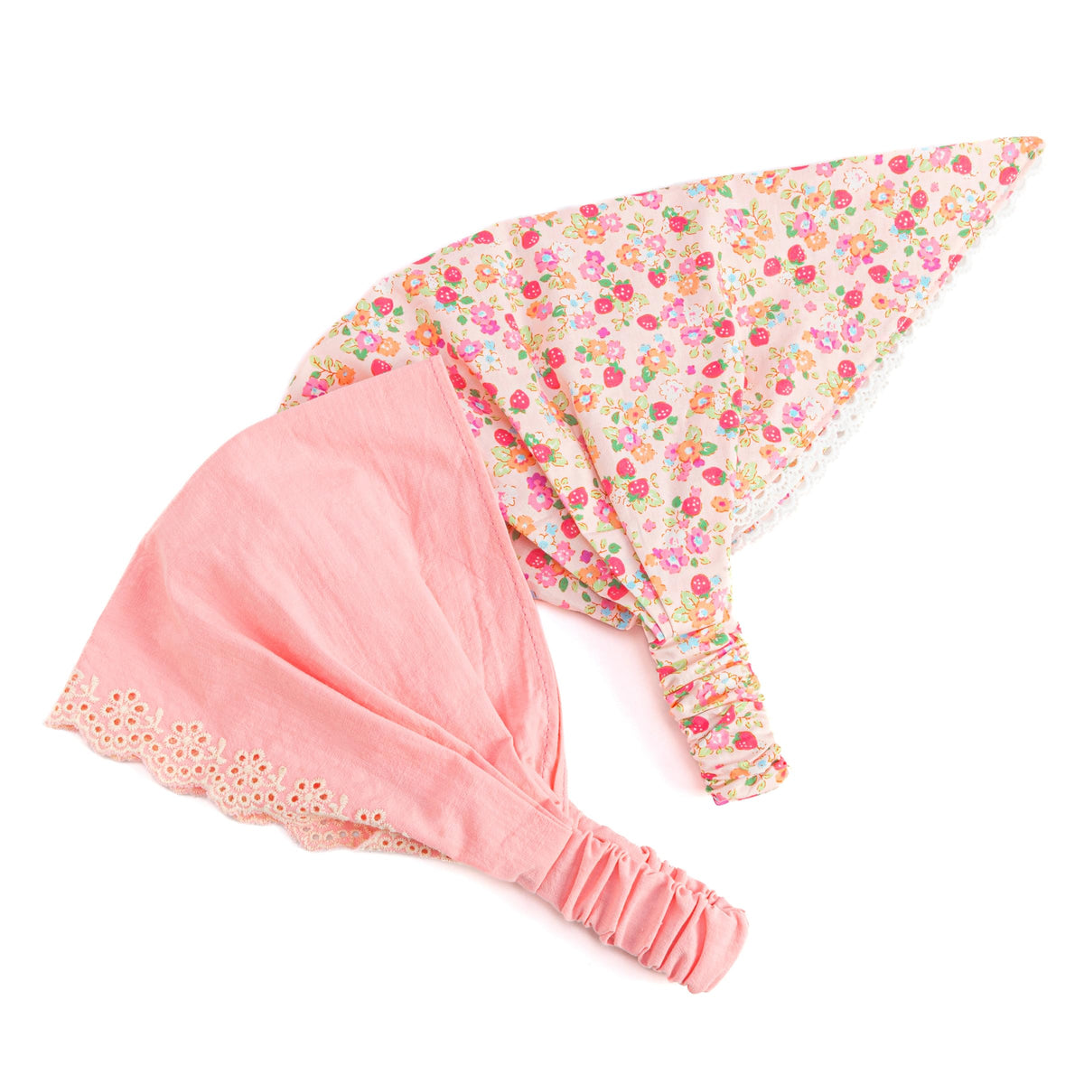 Toddler Girls Summer Bandana Scarf Headband - Country Floral (1-3 Y), Cotton