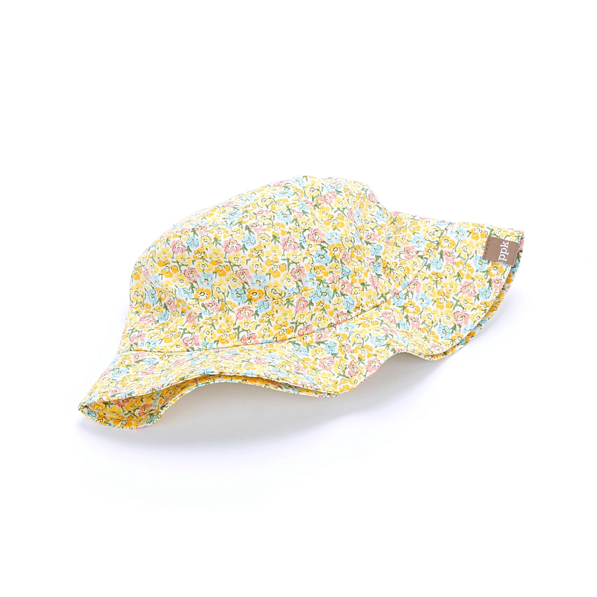 Toddler/Little Girls Bucket Sun Hat (1-2Y) (2-6Y) Yellow