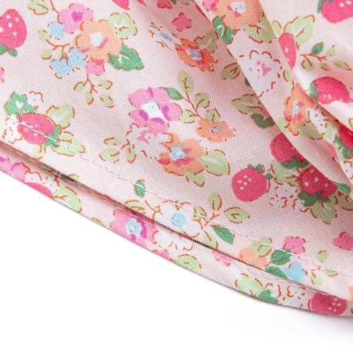 Peppercorn Kids Girls Pre-tied Summer Bandana Scarf - Kids Age 3-8 Y- Strawberry Print