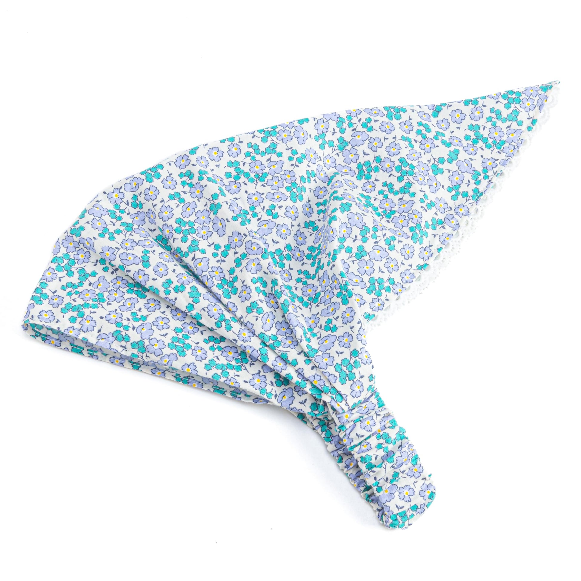 Toddler Girls Summer Bandana Scarf Headband - Country Floral (1-3 Y), Cotton